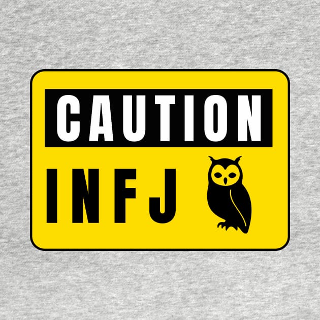 Caution sign infj owl by Kutaitum